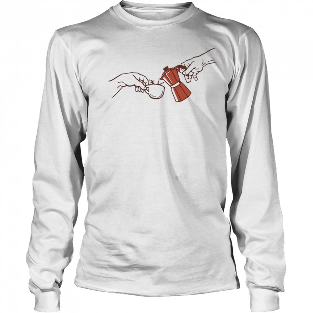 Coffee Wituka T-shirt. Long Sleeved