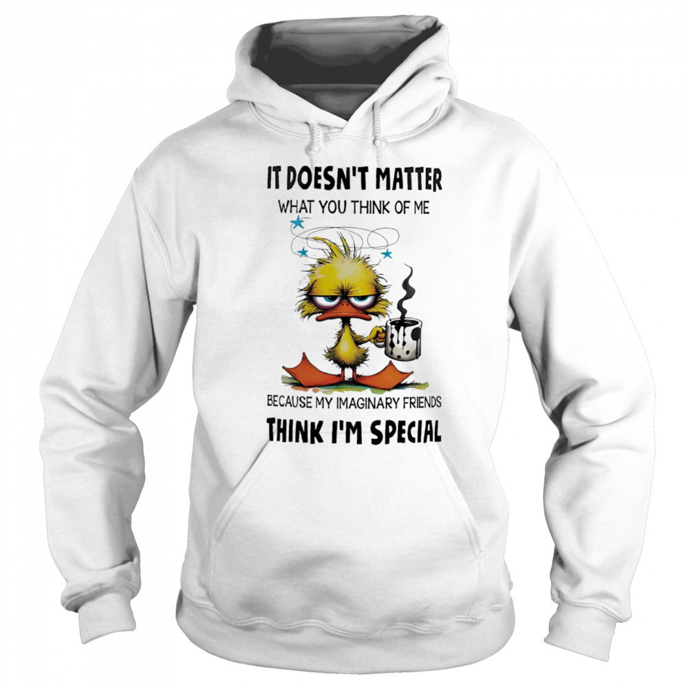 Duck it doesn’t matter what you think of me shirt Hoodie