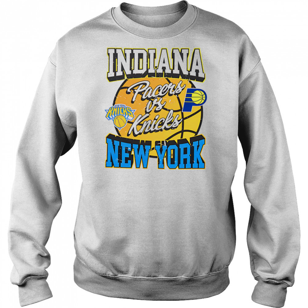 Indiana Pacers vs New York Knicks 2025 Eastern Conference Finals Match-up vintage shirt Sweatshirt