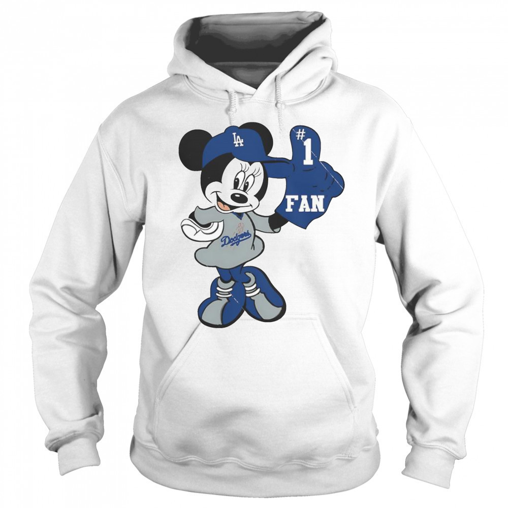 Minnie LA Dodgers Minnie Mouse Dodgers Fan Baseball T-Shirt Hoodie