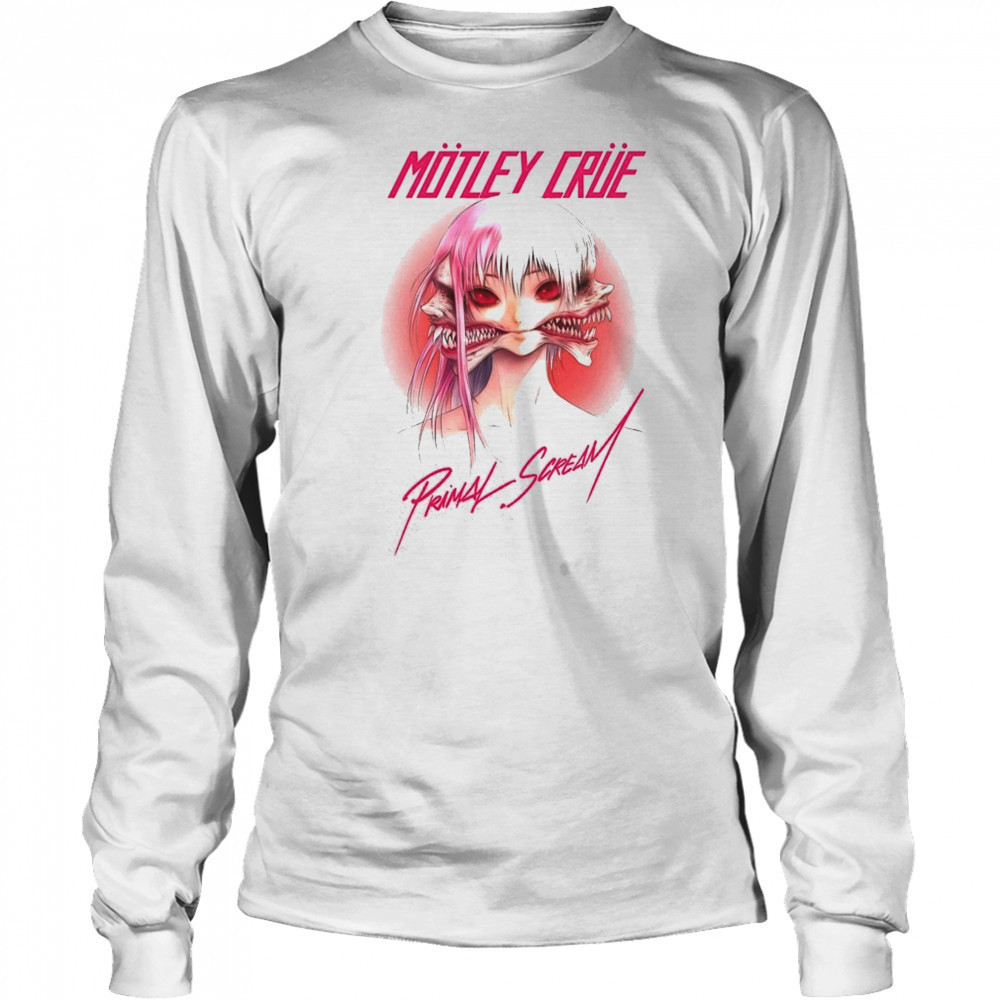 Motley Crue Primal Scream By Brando Chiesa Rockabilia Exclusive shirt Long Sleeved
