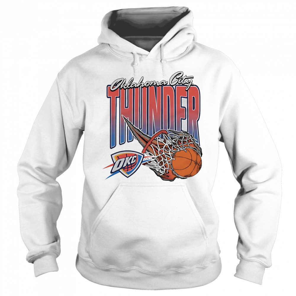 Oklahoma City Thunder on fire basketball shirt Hoodie