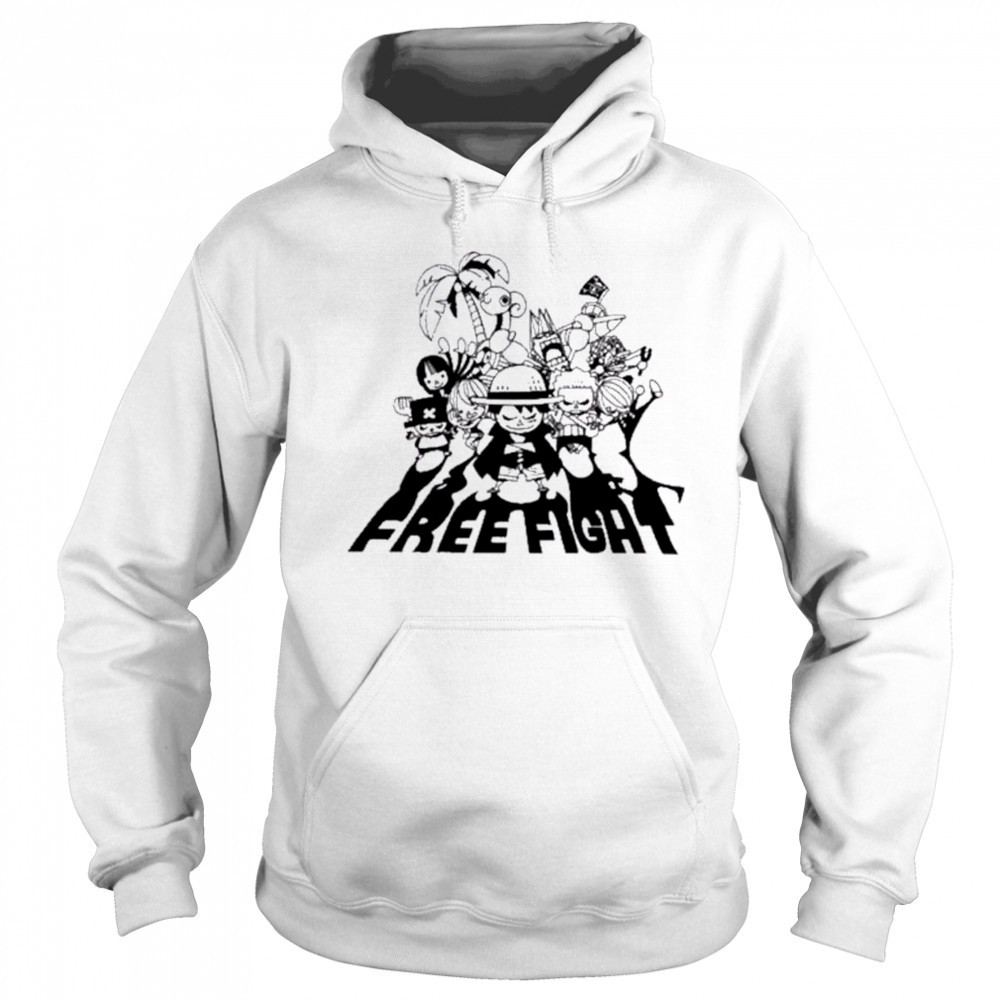 Piece Straw Hat Crew Free Fight Shirt Hoodie