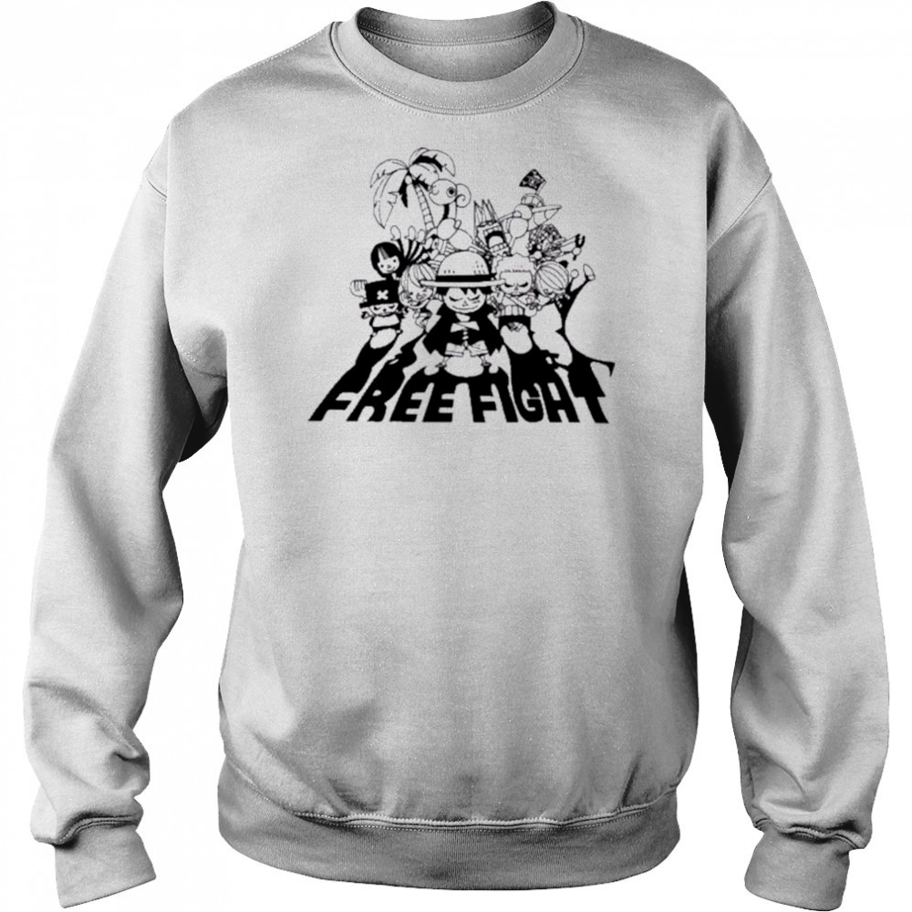 Piece Straw Hat Crew Free Fight Shirt Sweatshirt