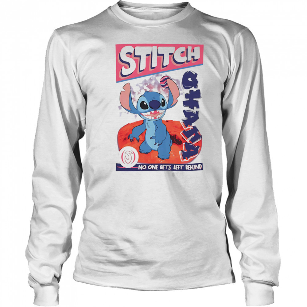 Stitch Ohana no one gets left behind shirt Long Sleeved