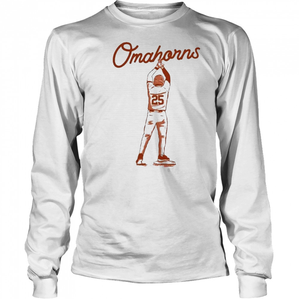 Texas Longhorns Omahorns The Road To Omaha shirt Long Sleeved