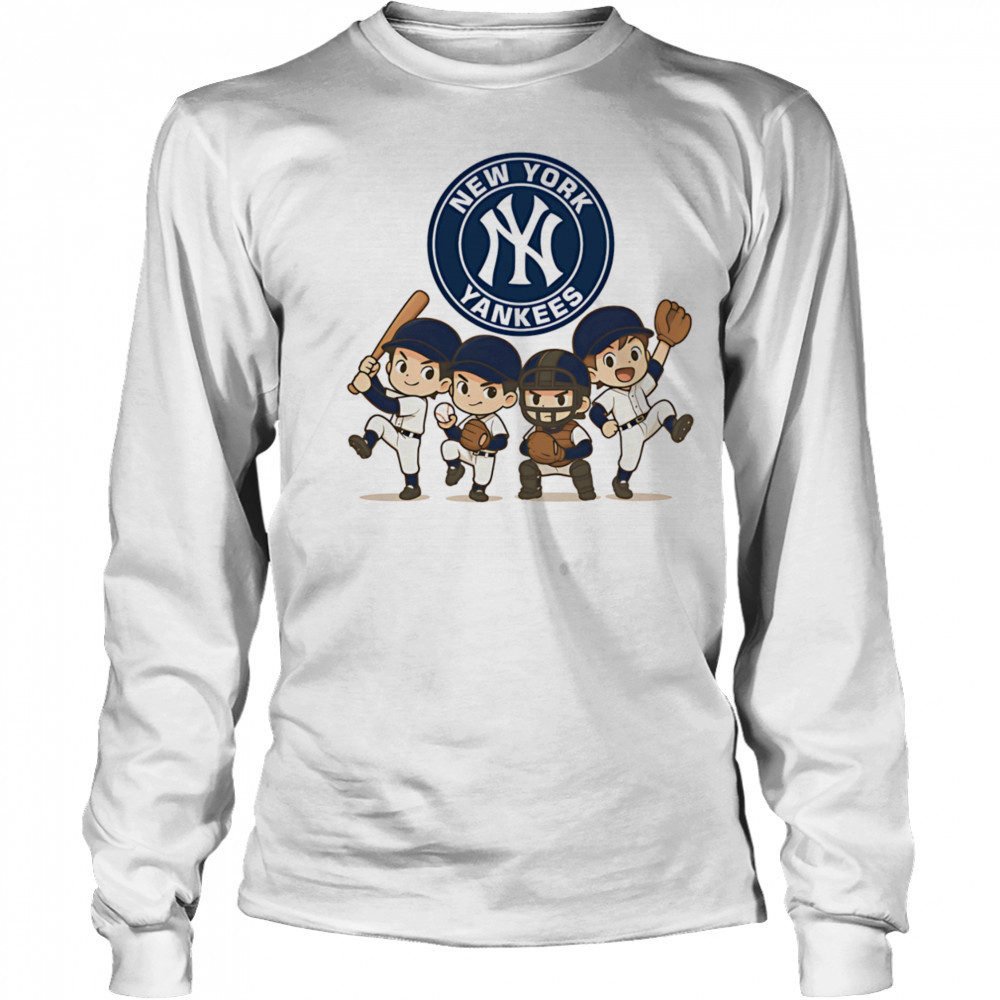 The New York Yankees chibi player shirt Long Sleeved