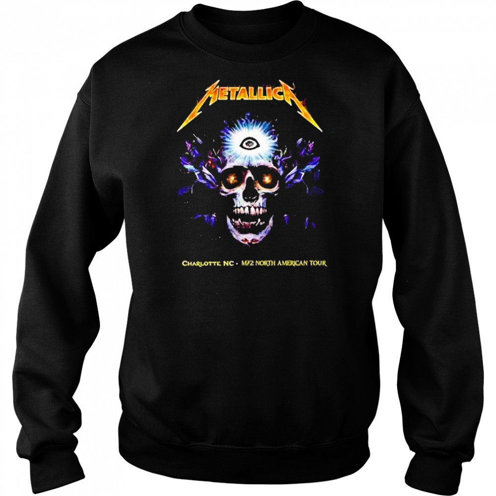 Metallica M72 Charlotte NC 2025 Bank Of America Stadium On May 31st shirt Sweatshirt