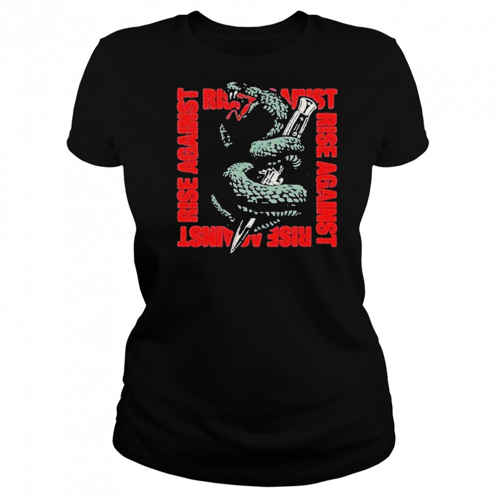 Rise Against Serpent Knife Shirt Women's T-shirt