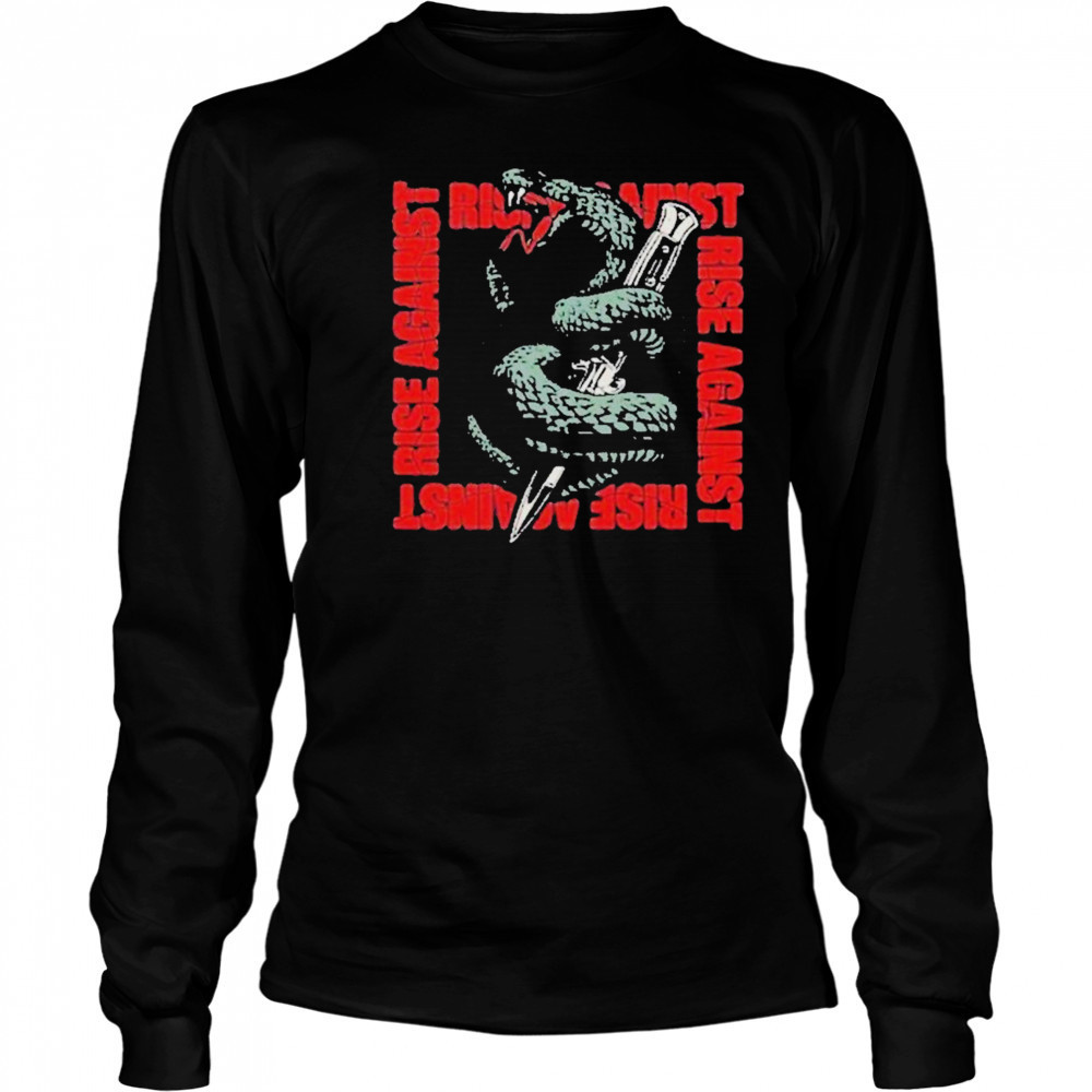 Rise Against Serpent Knife Shirt Long Sleeved