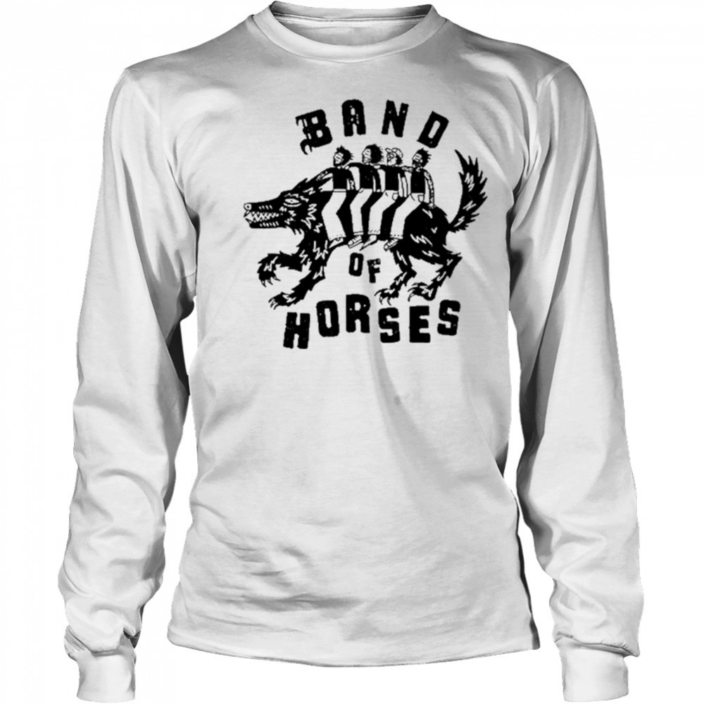 Band Of Horses Wolf T-shirt Long Sleeved