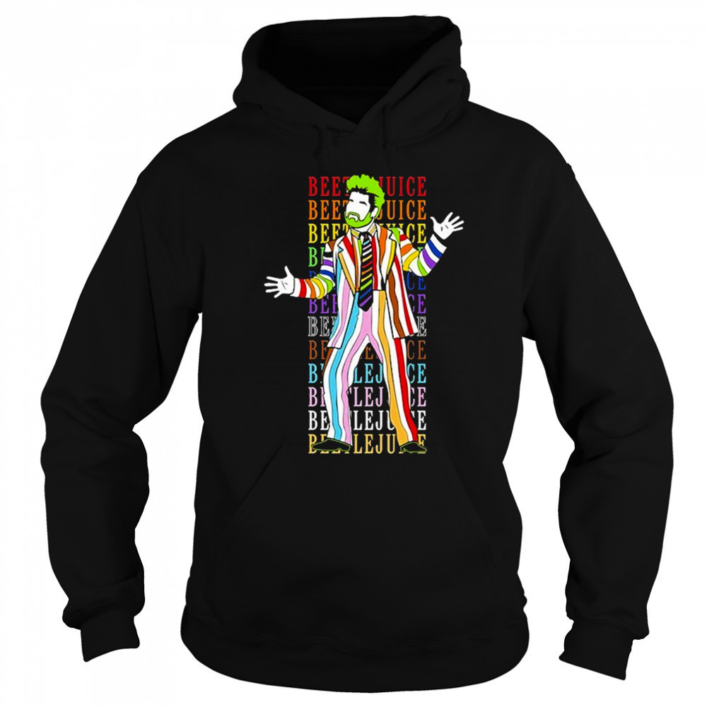 Beetlejuice Rainbow Suit Pride T-shirt Hoodie