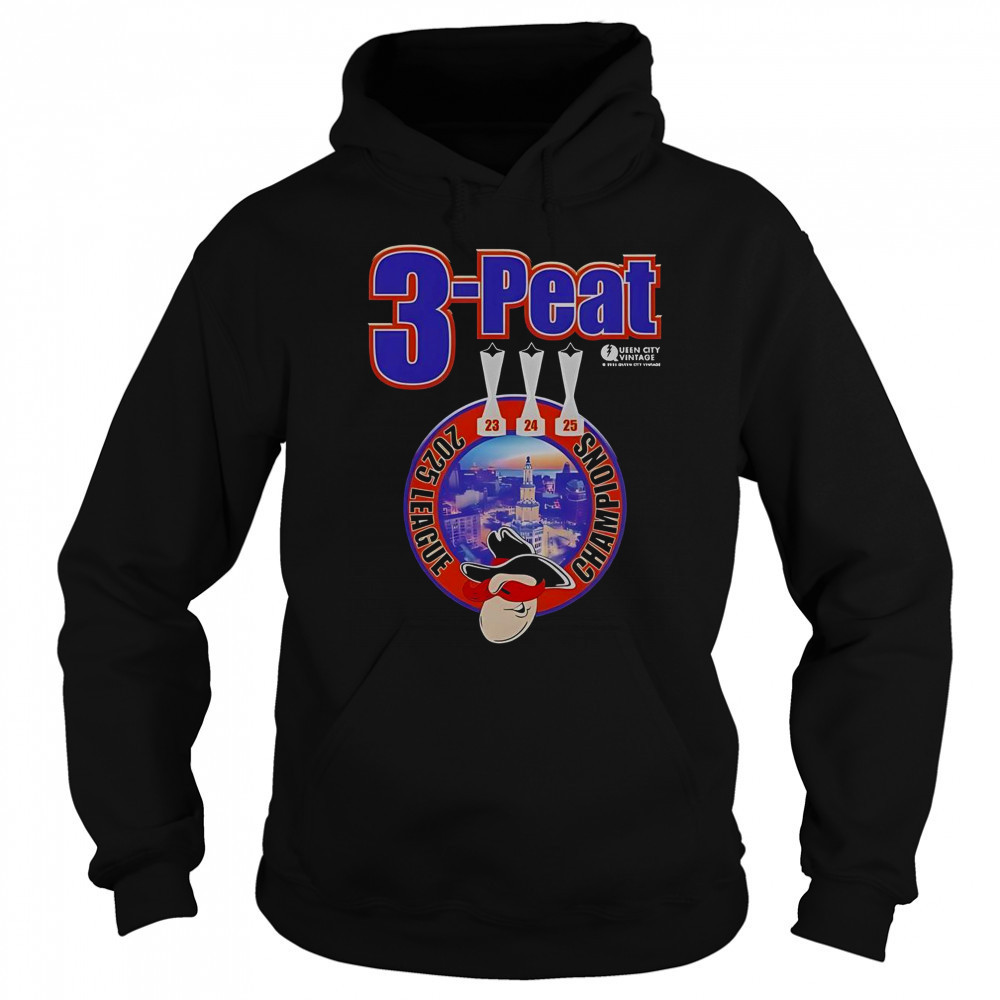 Buffalo Bandits 3 Peat 2025 League Champions T-Shirt Hoodie