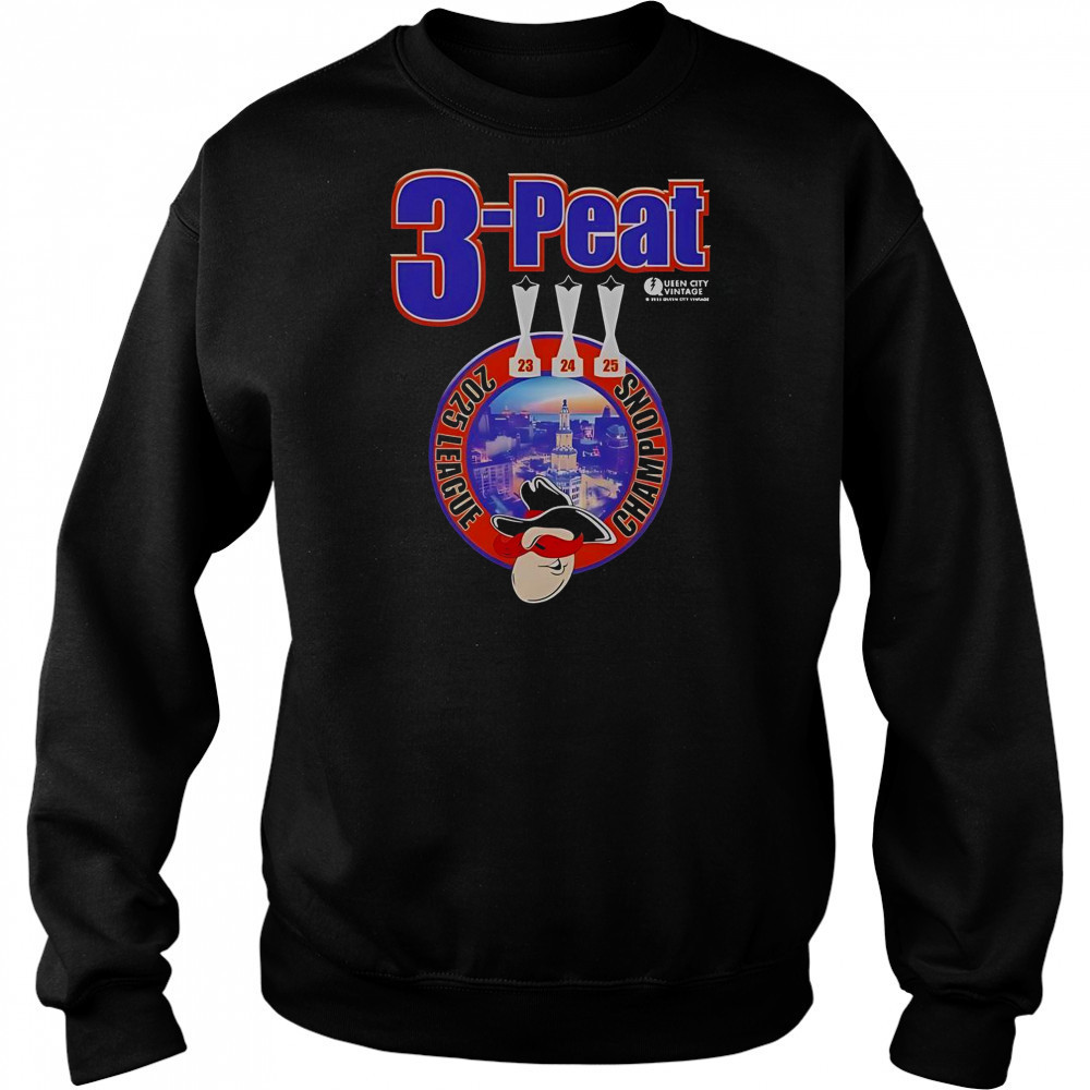 Buffalo Bandits 3 Peat 2025 League Champions T-Shirt Sweatshirt