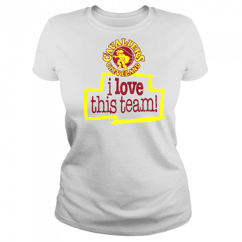 Cleveland Cavaliers Hardwood Classics I Love This Team T-Shirt Women's T-shirt