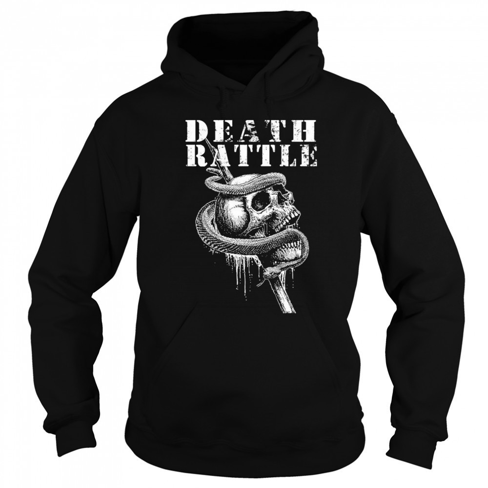 Death Rattle SnakeSkull T-shirt Hoodie