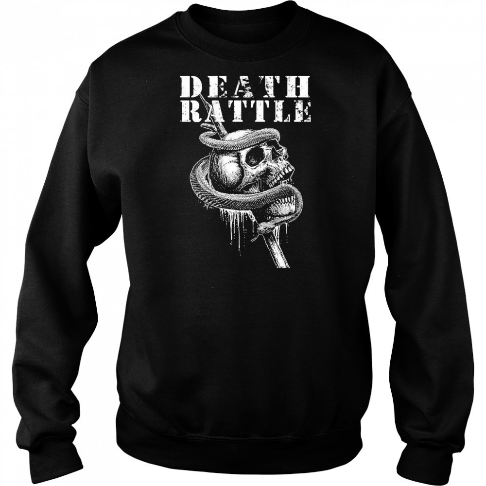 Death Rattle SnakeSkull T-shirt Sweatshirt