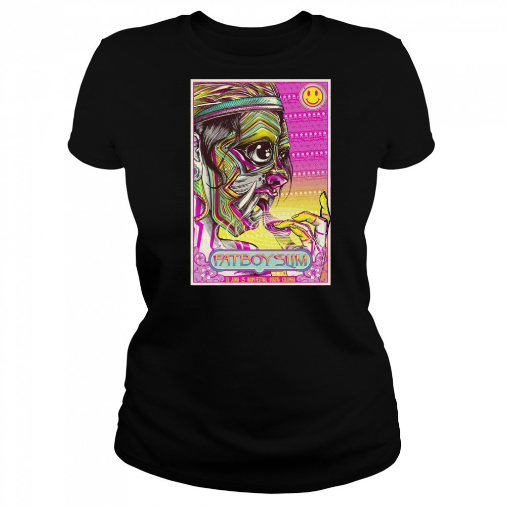 Fatboy Slim 6-1-2025 Baum Festival In Bogotá Colombia Shirt Women's T-shirt