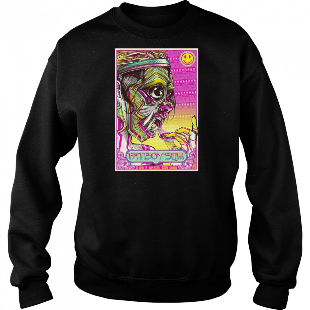 Fatboy Slim 6-1-2025 Baum Festival In Bogotá Colombia Shirt Sweatshirt