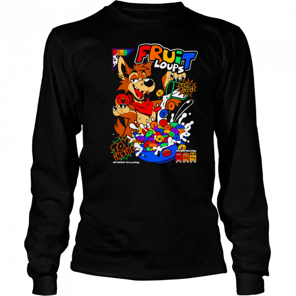 Fruit Loups real fruit flavor toy inside shirt Long Sleeved