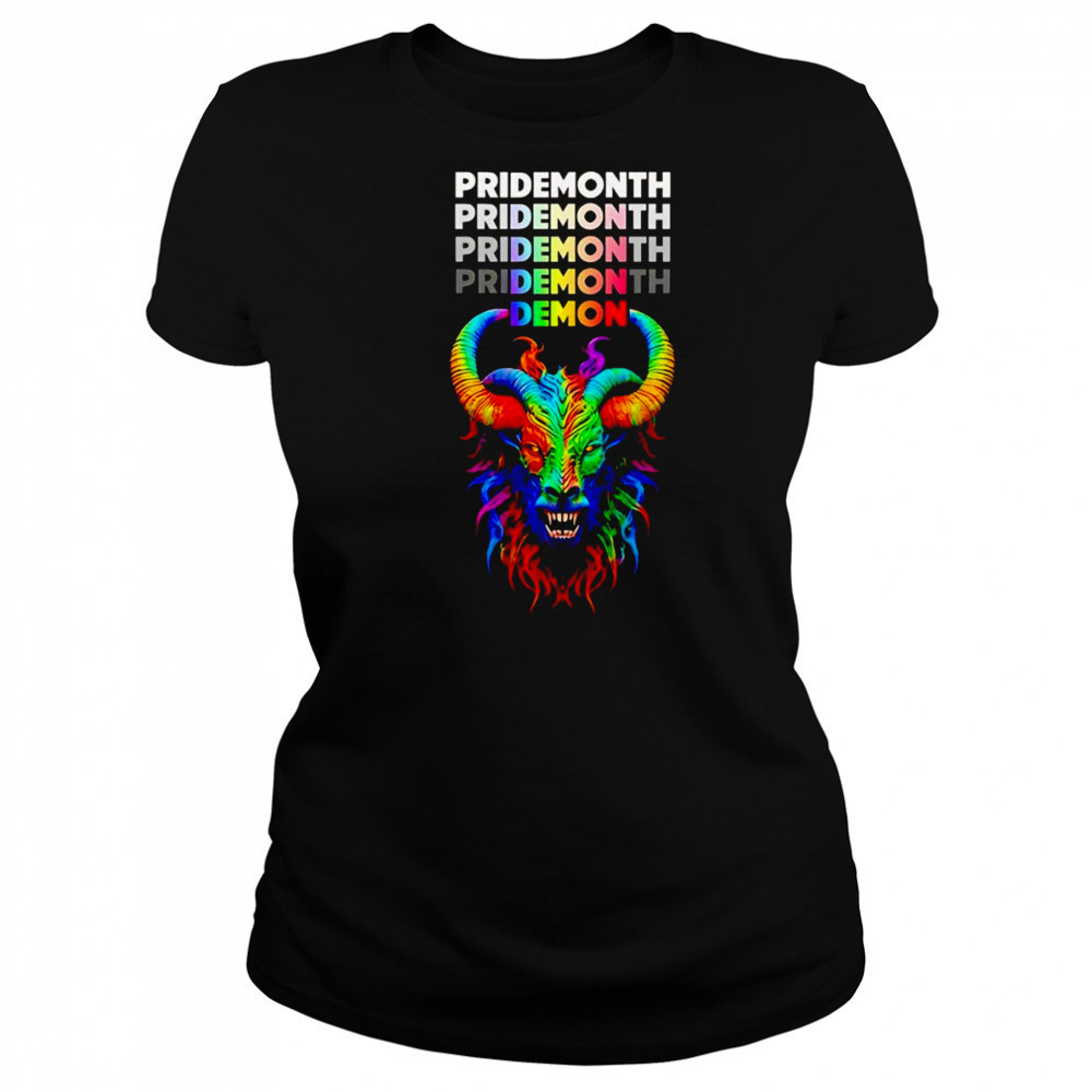 Goat Pride Month Demon shirt Women's T-shirt