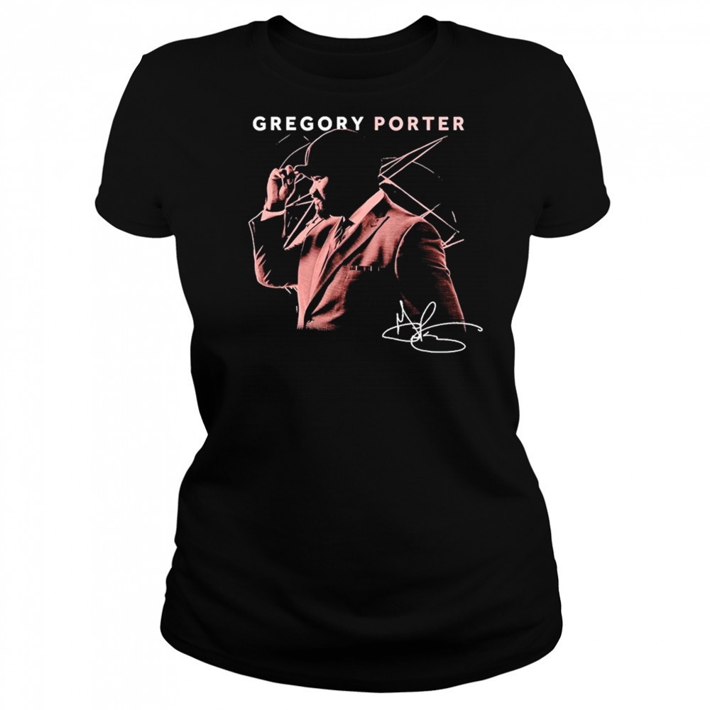Gregory Porter Picture Signature T-shirt Women's T-shirt