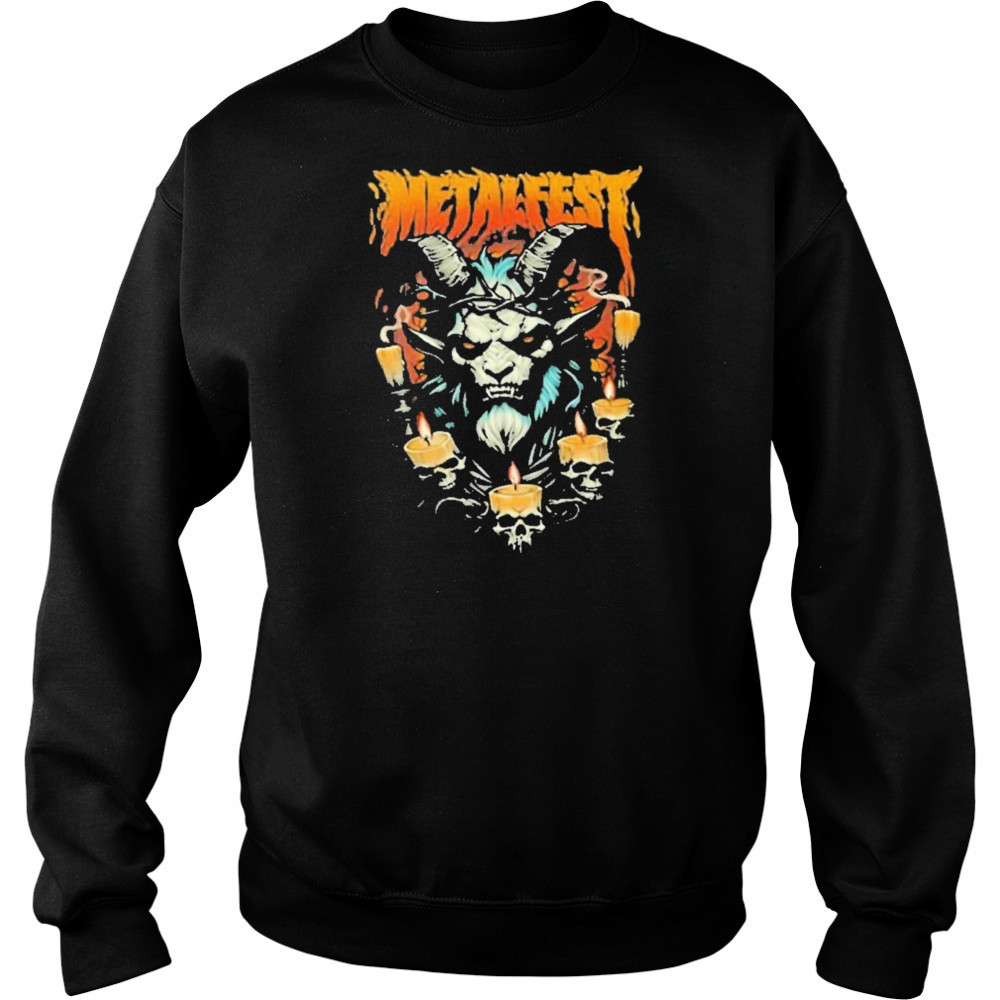 Metalfest Open Air Festival June 6-8 2025 At Lochotin Amphitheatre Pilsen Krampus Face Artwork With Line Up shirt Sweatshirt