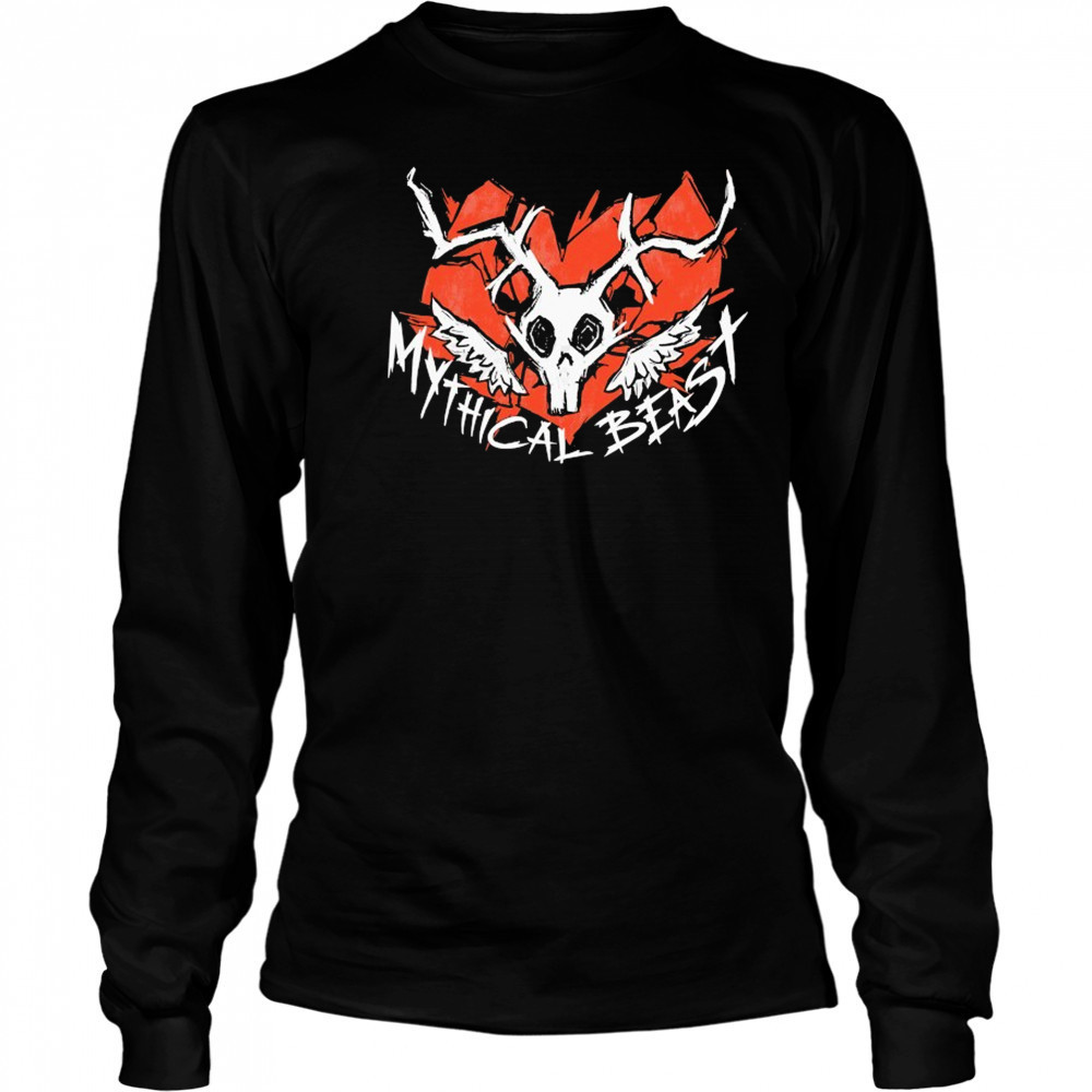 Mythical Beast Emo T-shirt Long Sleeved
