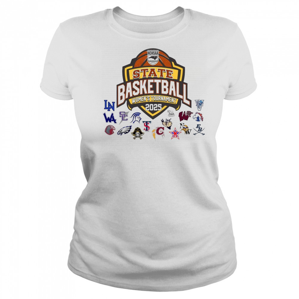 NCHSAA State Basketball Women’s Tournament 2025 All Teams Art Shirt Women's T-shirt