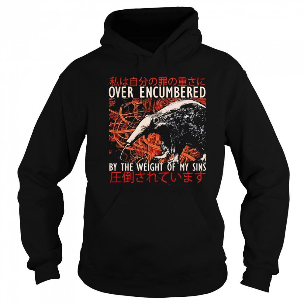 Over encumbered by the weight of my sins shirt Hoodie