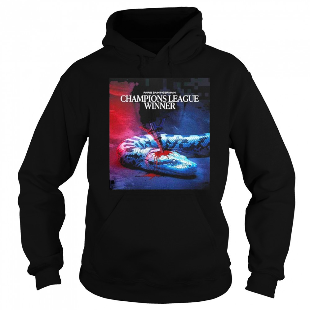 Paris Saint Germant Is The Champions UEFA Champions League 2025 Defeat Snake shirt Hoodie