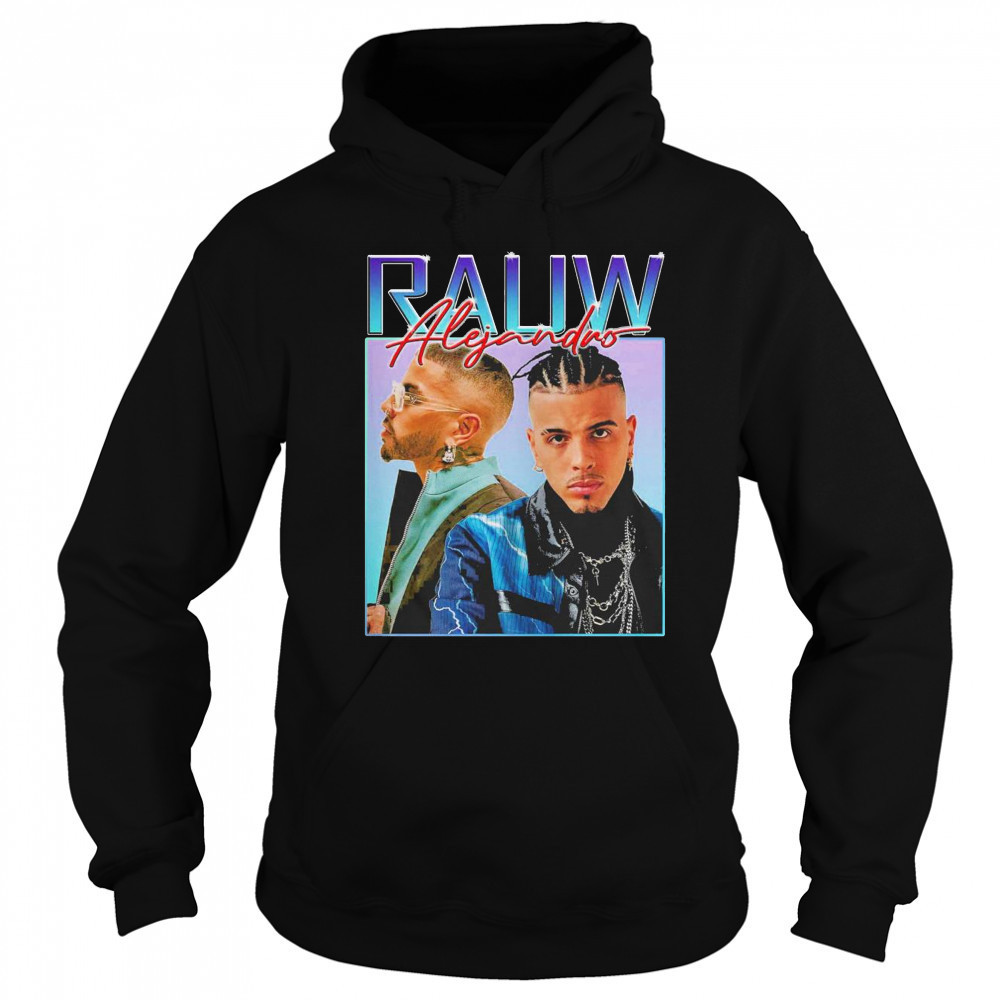 Rauw Alejandro vintage rap music raúl alejandro ocasio ruiz retro t-shirt Hoodie