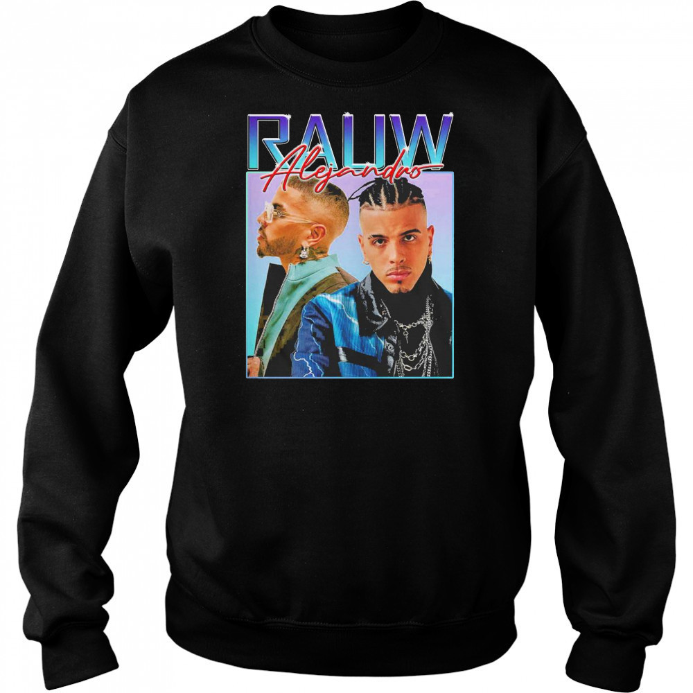 Rauw Alejandro vintage rap music raúl alejandro ocasio ruiz retro t-shirt Sweatshirt
