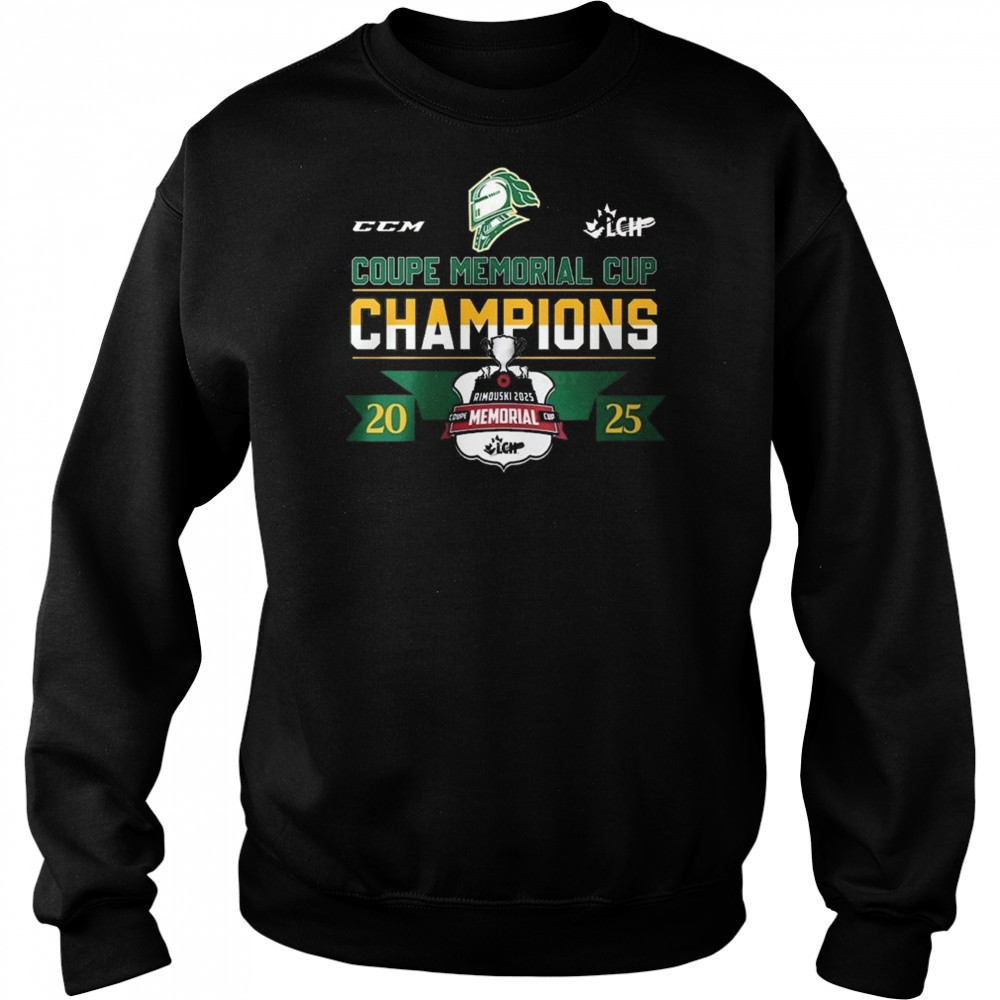 Rimouski 2025 Coupe Memorial Cup London Knights Shirt Sweatshirt