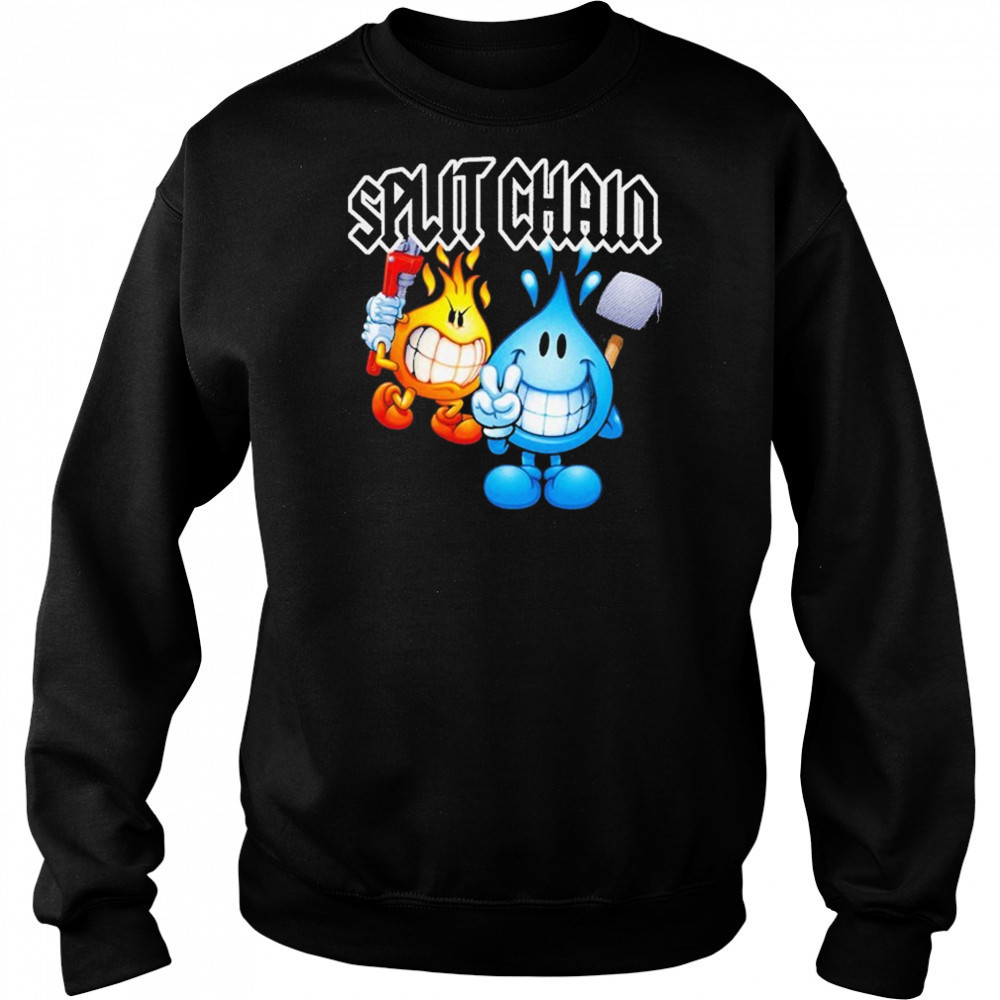 Split Chain World T-shirt Sweatshirt