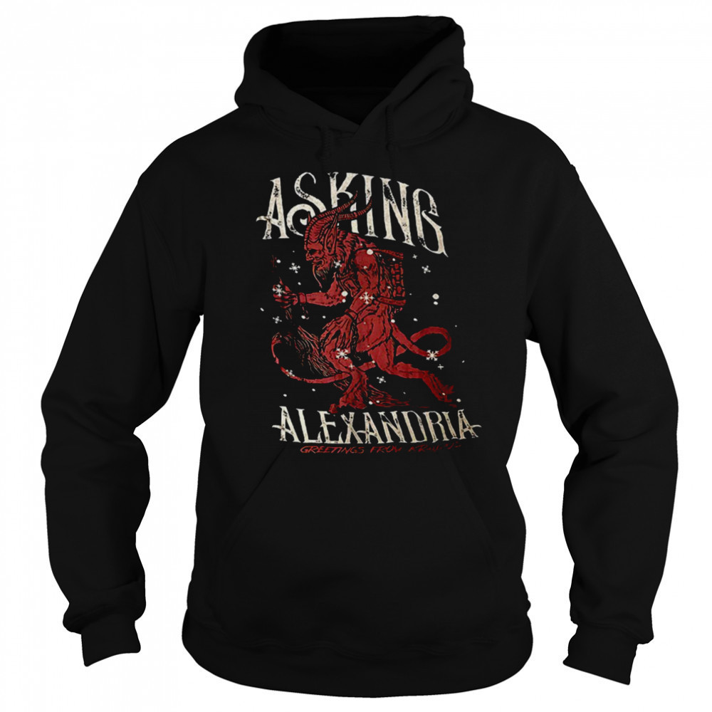 Asking Alexandria greetings from krampus shirt Hoodie