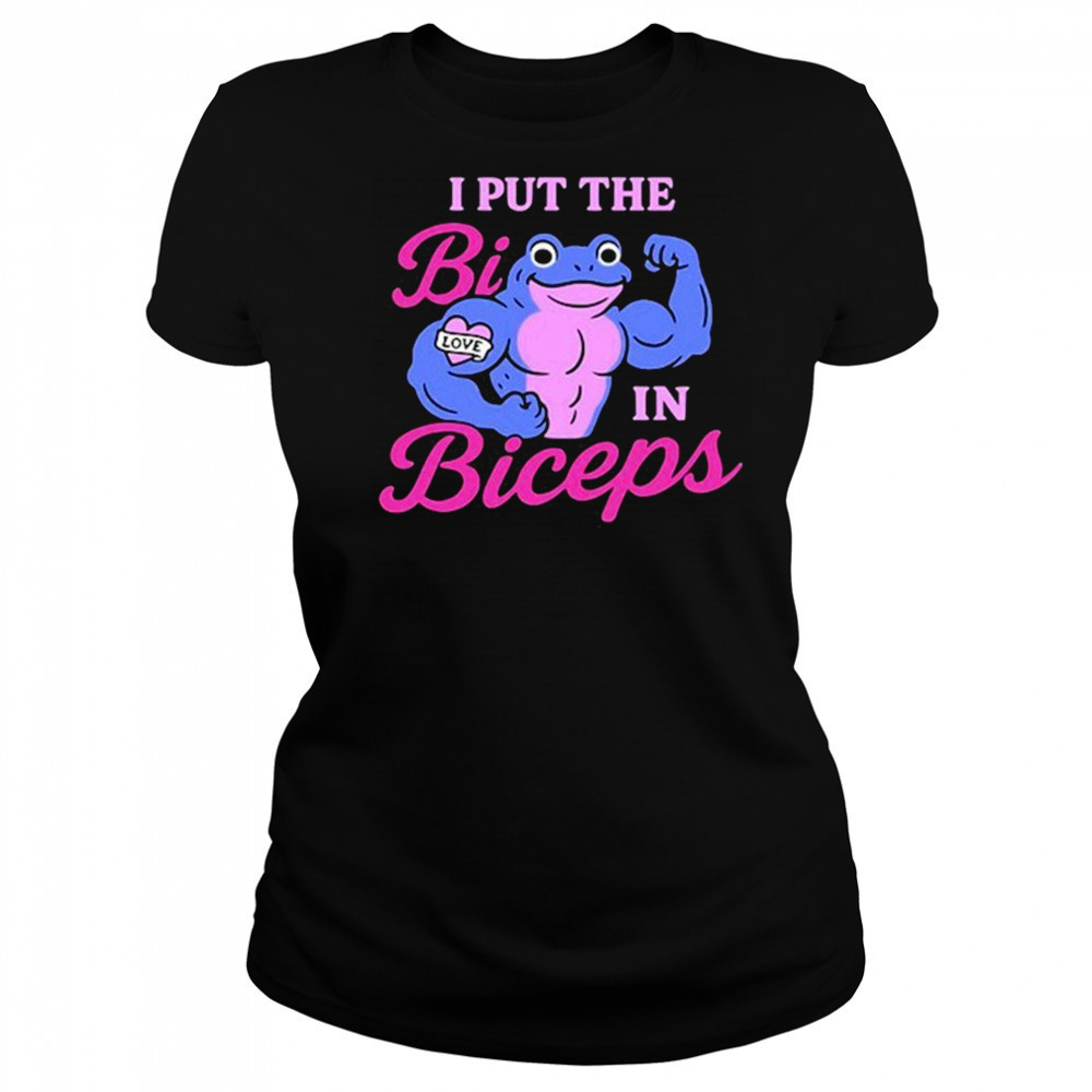 Biwilderedbelle I Put The Bi In Biceps Shirt Women's T-shirt