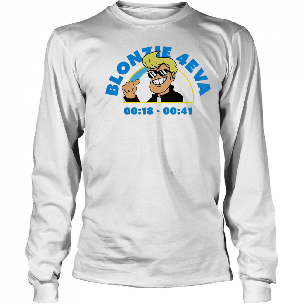 Blonzie 4eva funny cartoon shirt Long Sleeved