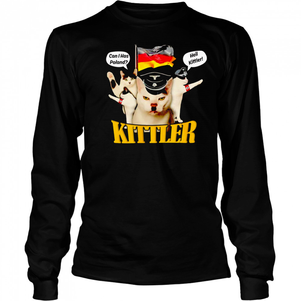 Can I has Poland Heil Kittler shirt Long Sleeved