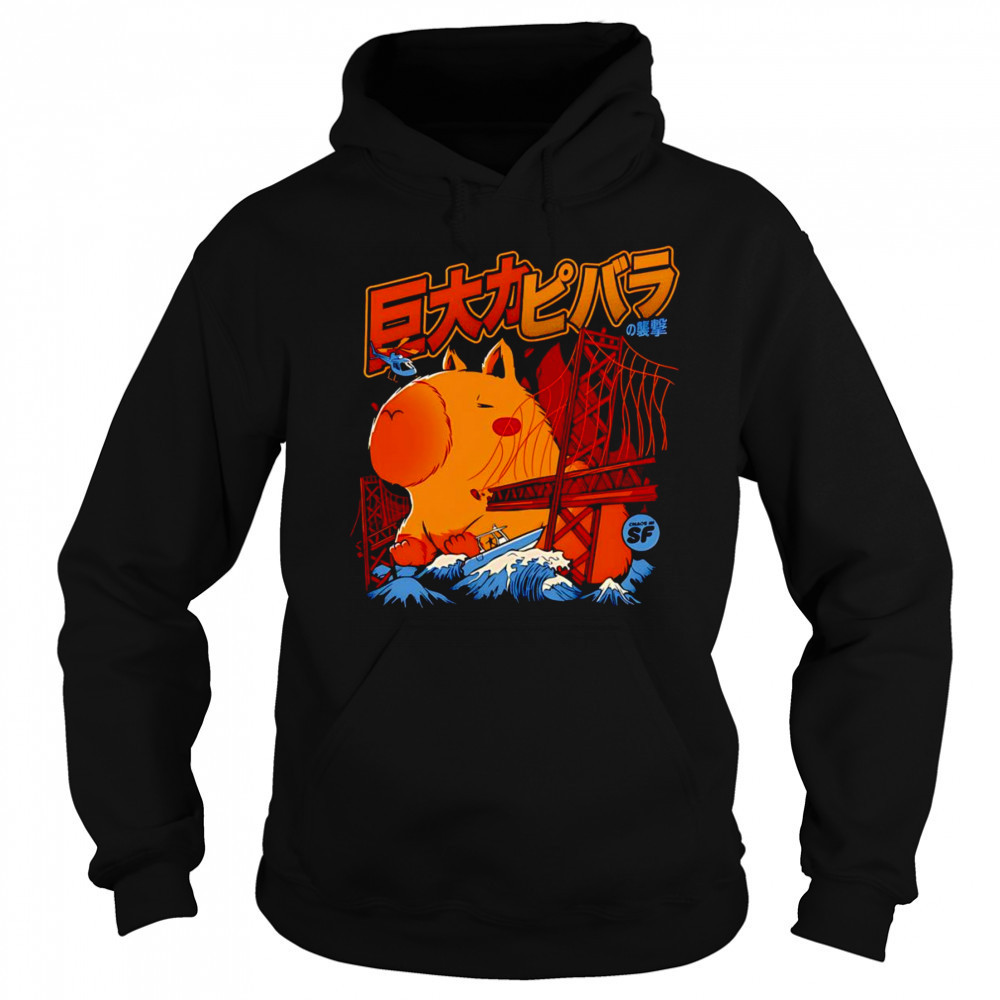 Capybara Monster attack shirt Hoodie