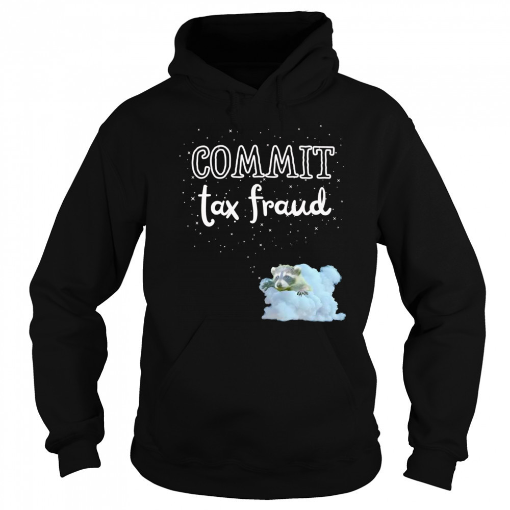 Commit Tax Fraud raccoon shirt Hoodie