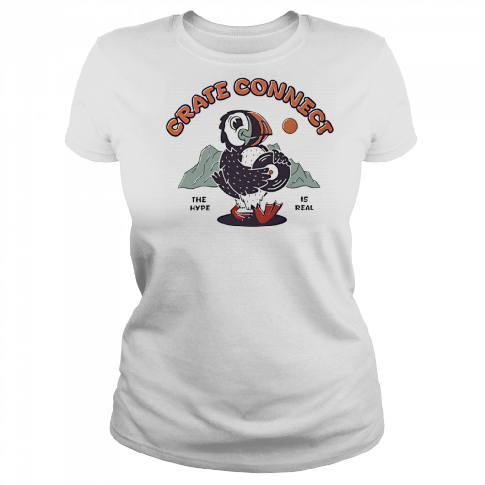 Crate Connect The Hype Is Real vintage shirt Women's T-shirt