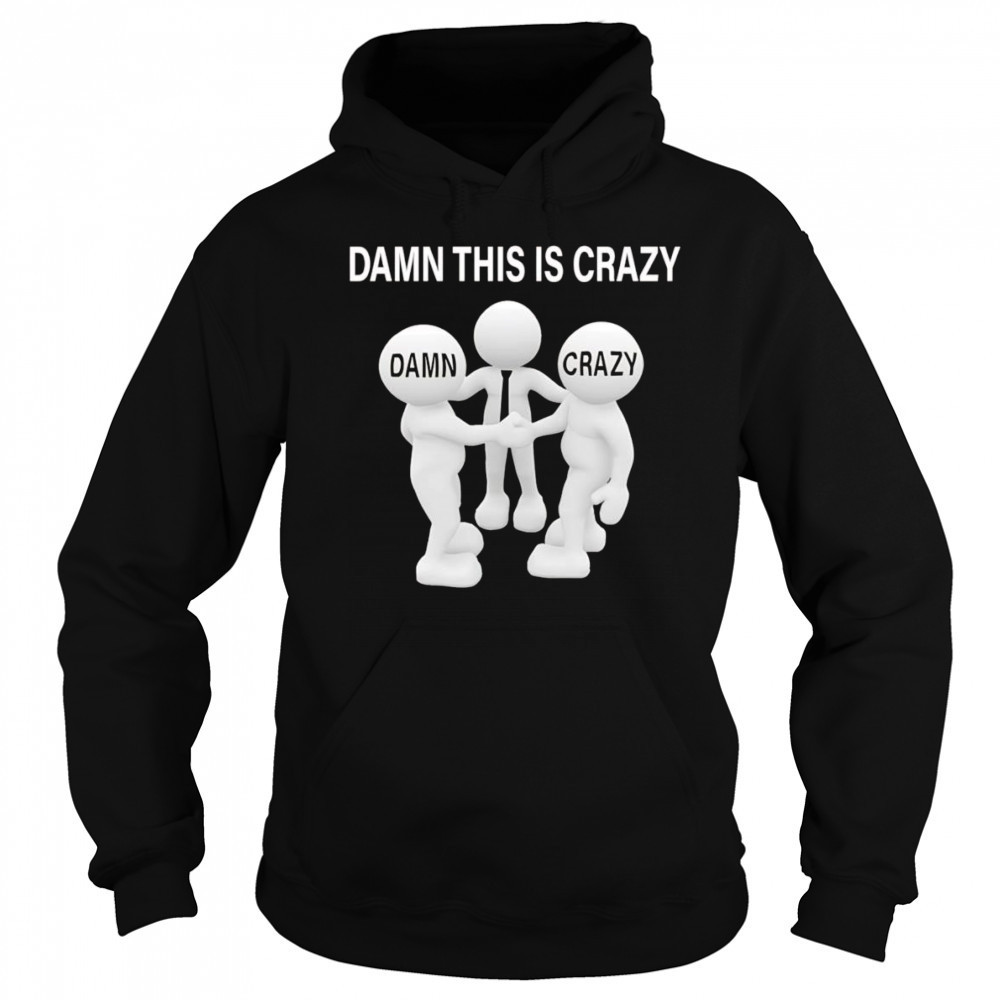 Damn this is crazy shirt Hoodie