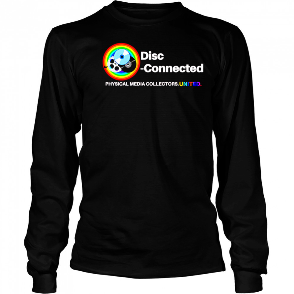 Disc Connected Physical Media Collectors.united shirt Long Sleeved