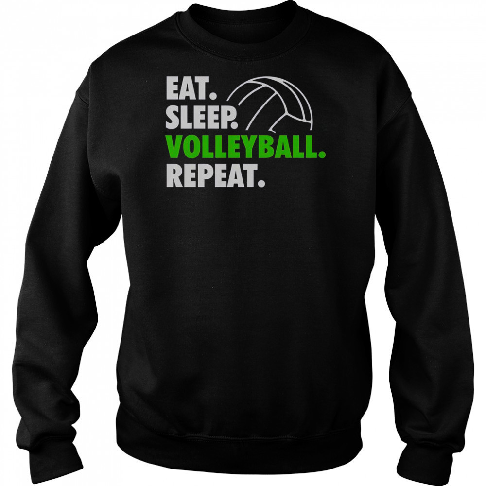 Eat Sleep Volleyball Repeat Premium T-Shirt Sweatshirt