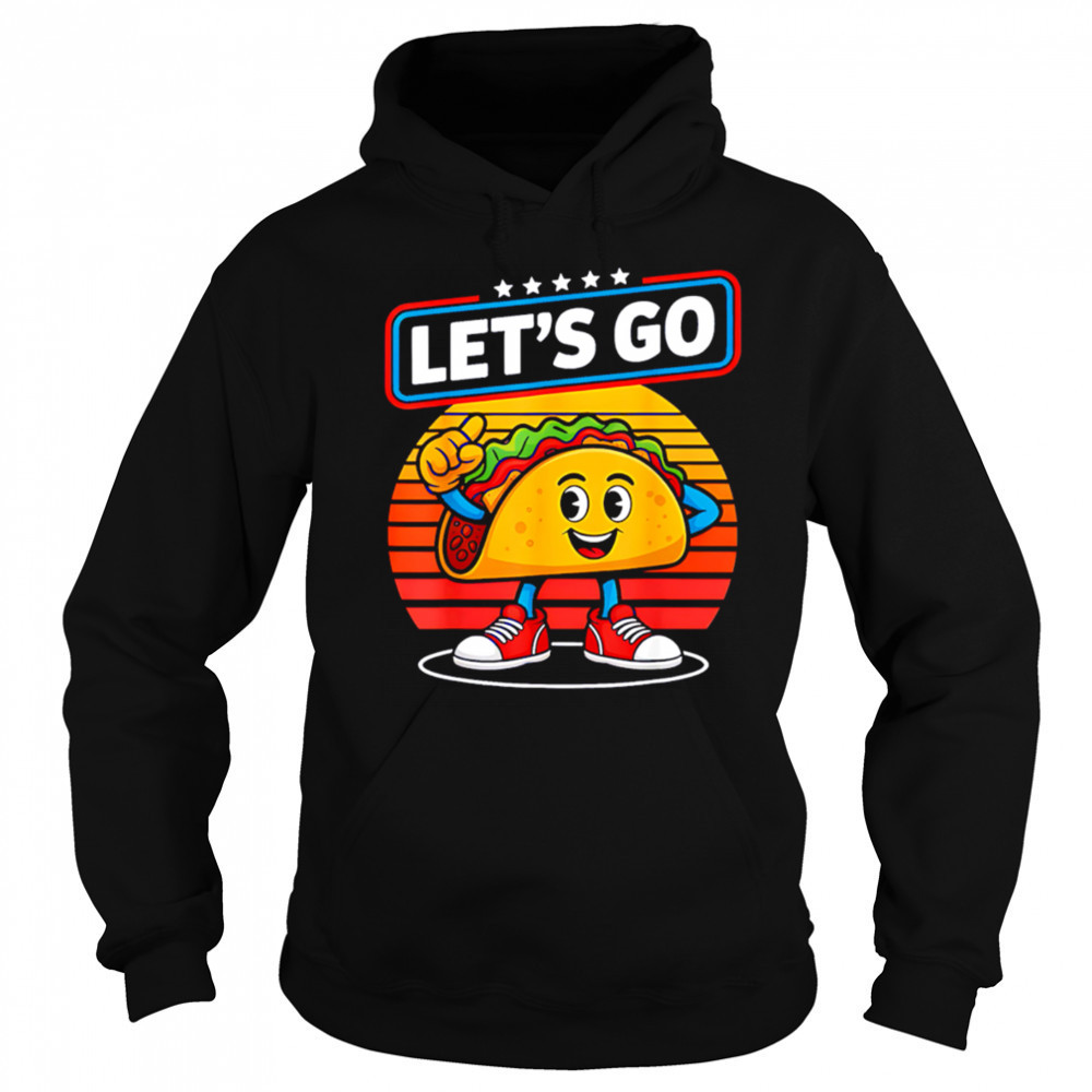 Funny Dabbing Taco Let’S Go Trump Chickens Retro Style shirt Hoodie