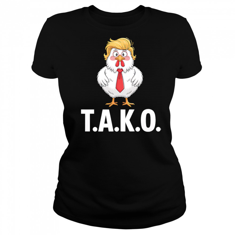 Funny Taco Trump Always Chickens Out TACO shirt Women's T-shirt