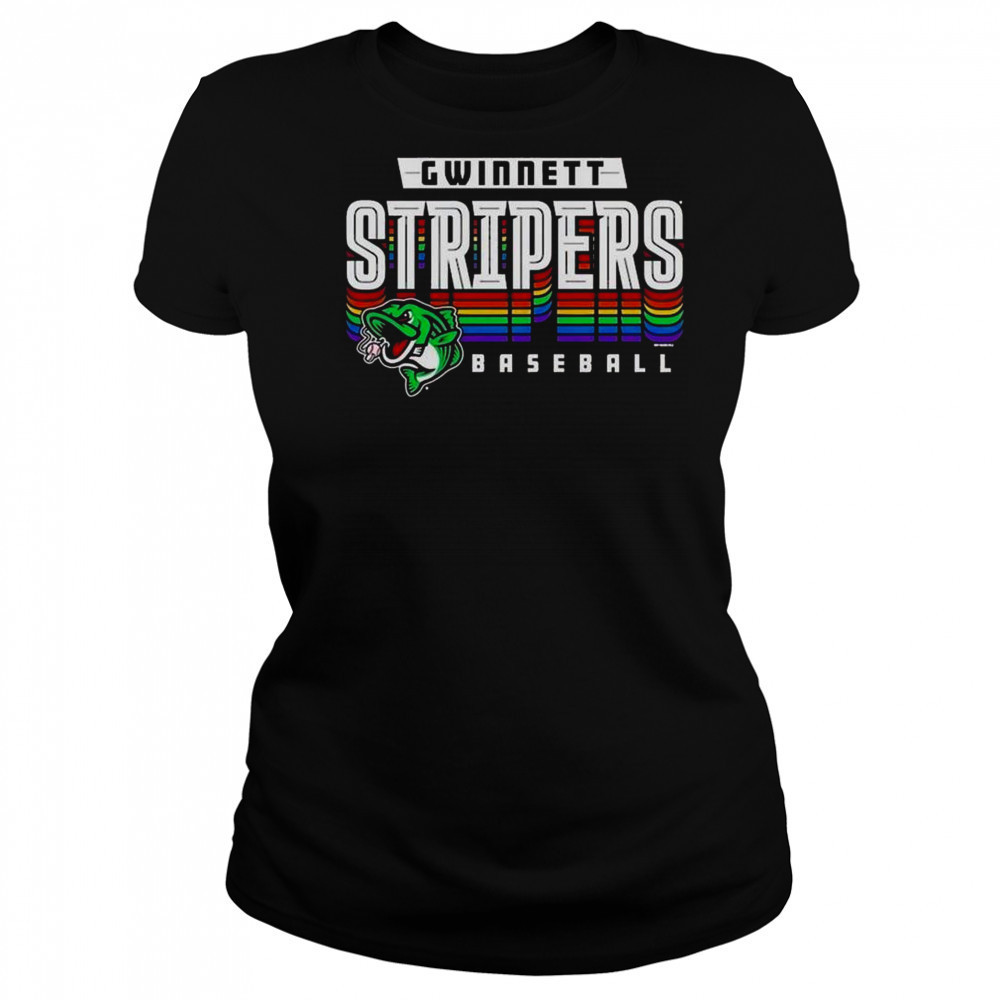 Gwinnett Stripers Bimm Ridder Pride Shirt Women's T-shirt