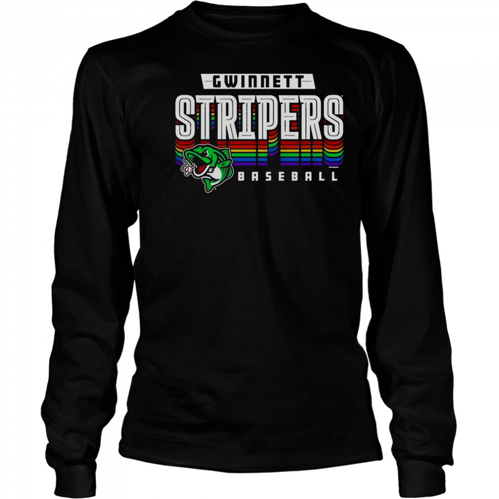 Gwinnett Stripers Bimm Ridder Pride Shirt Long Sleeved