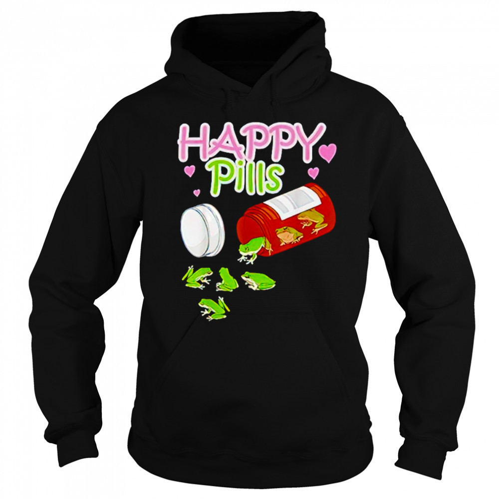 Happy Pills frog lover shirt Hoodie